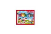 Trousse Stabilo Trio Scribbi de 14 pièces