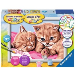 Ravensburger Peinture par numéros Cuddle Friends