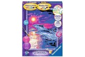 Ravensburger Peinture par numéros Dauphins au coucher du soleil