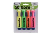 Markeerstiften (markers) in 4 kleuren