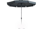 Parasol Flores 300/8,Draaisysteem+Volant Grijs