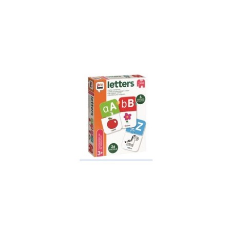Jumbo I Learn Letters 6 jeux, avec puzzle à partir de 3 ans
