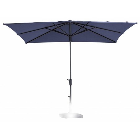 Parasol syros carré luxe 280x280 cm Polyester BLEU SAPHIR