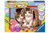 Ravensburger schilderen op nummers: Katjes in een mand