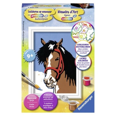 Peinture par numéros Ravensburger : Regard de cheval