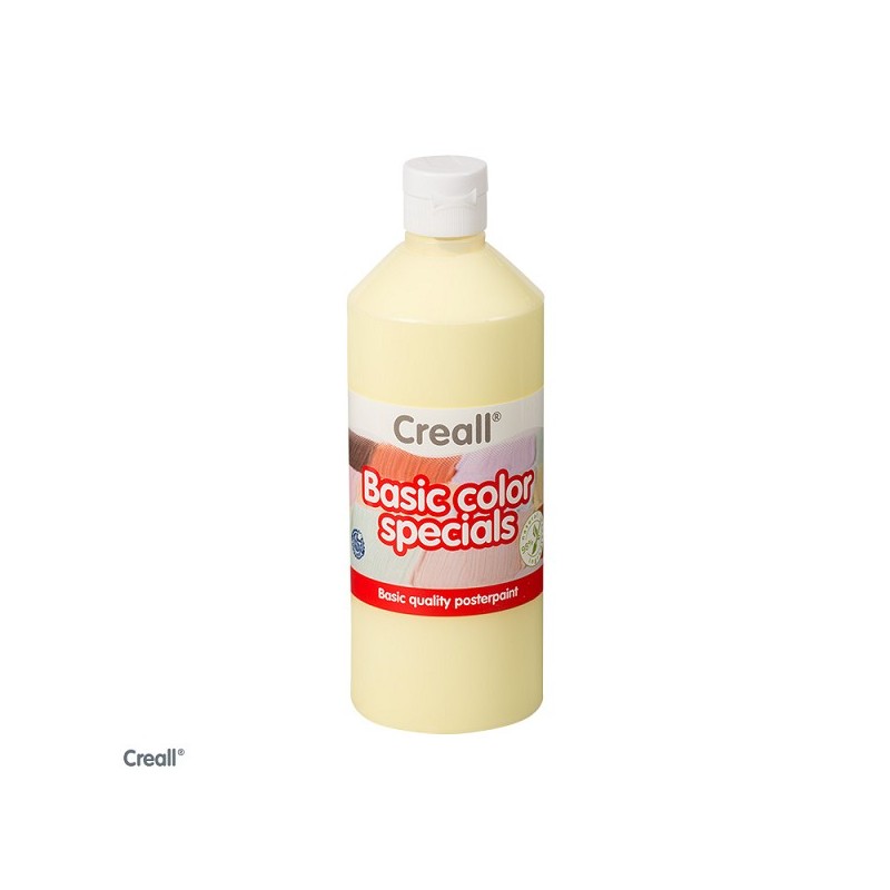 Peinture Gouache 500ml Jaune pastel