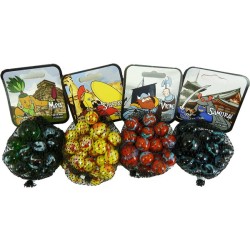 Knikkers Warriors 20/16mm+1/25mm verkrijgbaar in verschillende kleuren
