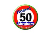 Paperdreams Button klein - Abraham verkeersbord