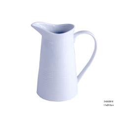 Pot à lait 17xØ10cm avec poignée blanc 700cc