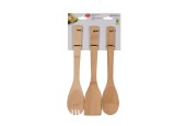 Set de spatules bambou 29,5 cm lot de 3 pièces
