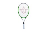 Raquette de tennis 25", Aluminium, avec 2 balles de tennis, verte
