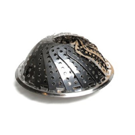 Cuiseur vapeur panier vapeur pliable inox 14-23cm