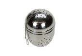 Passoire à thé oeuf boule d'herbes Jumbo 6x6cm acier inoxydable