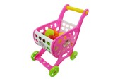 Boodschappenwagentje met 12 soorten boodschappen. roze of blauw