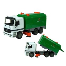 Veegwagen 36cm groen/wit in vensterdoos