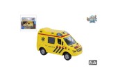 Kids Globe ambulance NL moulé sous pression action de retrait 8 cm