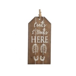 Tekstbord 51x24.5x3cm hout