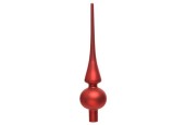 Decoris Piek verre rouge mat Ø6x26cm