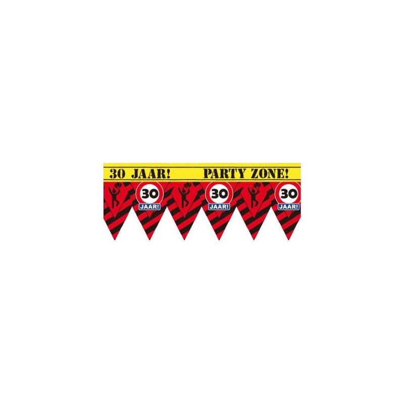 Party Tape - 30 jaar 12 meter