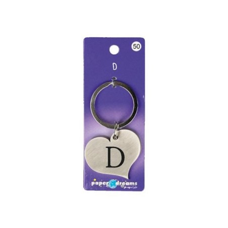 Porte-clés coeur - D