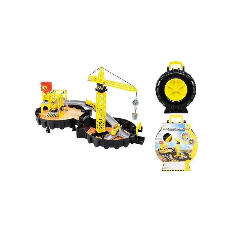 Toi Toys Constructie hijskraan station set