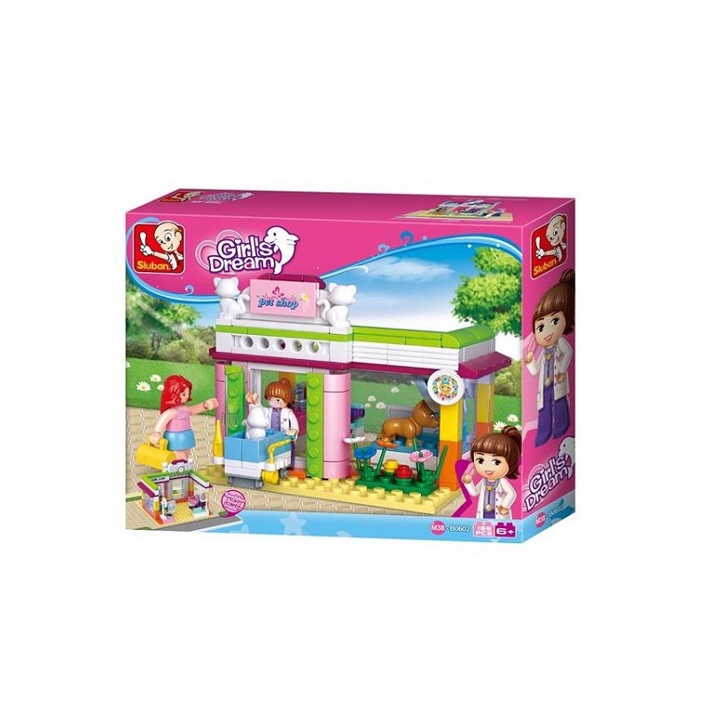 Sluban girl's dream Pet shop, Âge : à partir de 6 ans