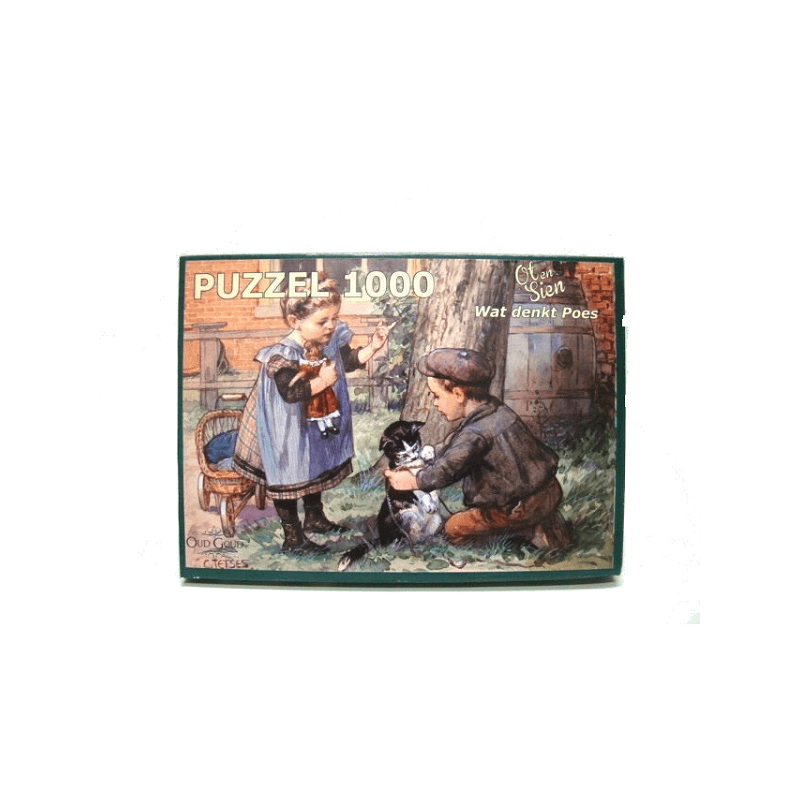 Puzzle Ot en sien - Que pense le chat 1000p