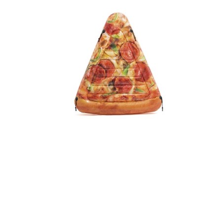 Intex pizzapunt drijfmat luchtbed opblaasbaar 175x145cm