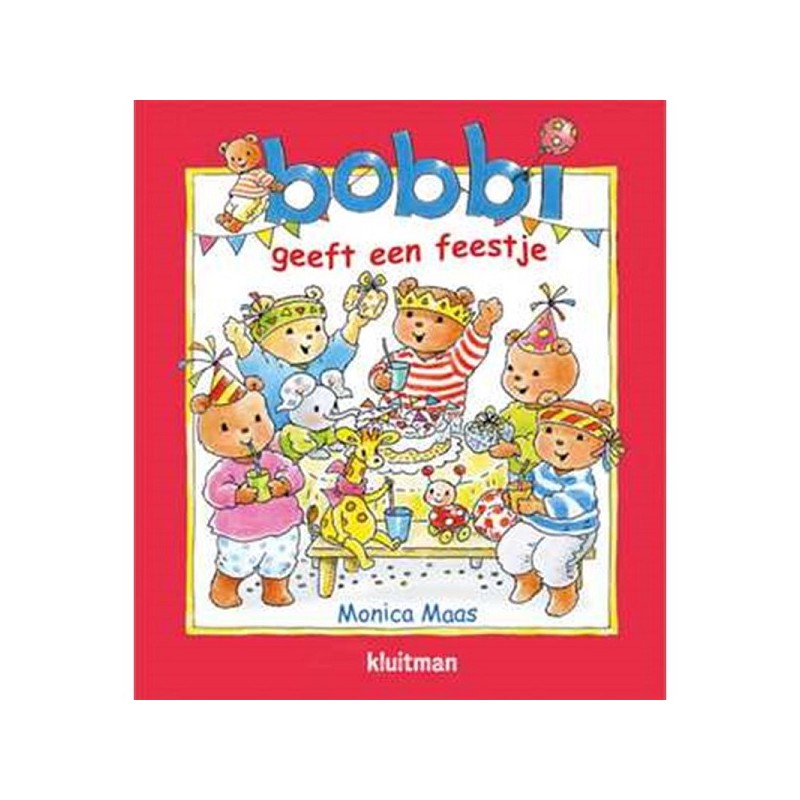 Kluitman Bobbi geeft een feestje kleine versie 13,6x15,6cm