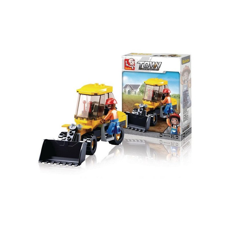 Petite pelle de construction de la ville de Sluban