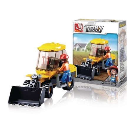 Petite pelle de construction de la ville de Sluban