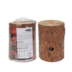 Créateur d'ambiance Torche Suédoise pour extérieur bois h20xd15cm