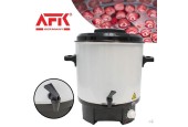 Inmaakketel AFK 27 liter 220V/1800W, inblikken, koken, desinfecteren, ontdooien en verwarmen in één apparaat! metaal met thermos