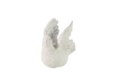 Oiseau Letitia S blanc 14x8x14cm