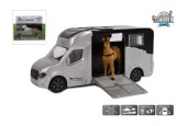 Kids Globe Anemone paardentruck die cast licht en geluid en frictie 20cm