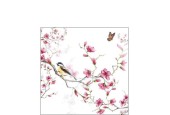 Ambiente Serviettes Oiseau & Fleur 25cm 20 pcs