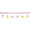 Boland Garland Baby girl papier 4 mètres double face avec pendentif