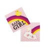 Boland Servetten Baby meisje papier 33x33cm pak a 12 stuks