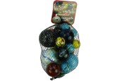 Knikkers Bonken En Megabonken 1 Kilo In Netje (2x50mm, 2x42mm, 3x33mm, 15x25mm)