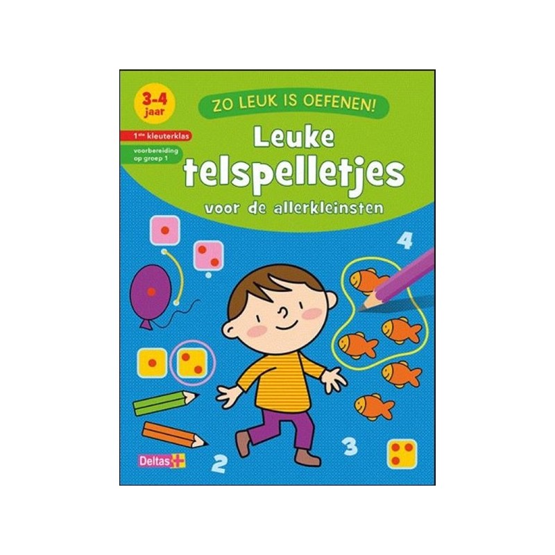 Deltas Zo leuk is oefenen! Leuke telspelletjes (3-4 j.)