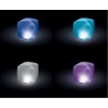 Cube LED flottant d'éclairage de piscine Intex. 23x23x23cm fonctionne avec des piles 3x AAA non incluses.