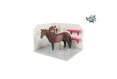 Boîte de lavage pour chevaux Kids Globe 15x17,5x12cm rose (hors accessoires et cheval)