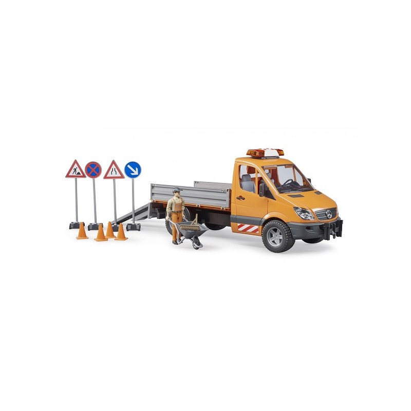 Bruder Mercedes Benz Sprinter Véhicule de chantier avec accessoires