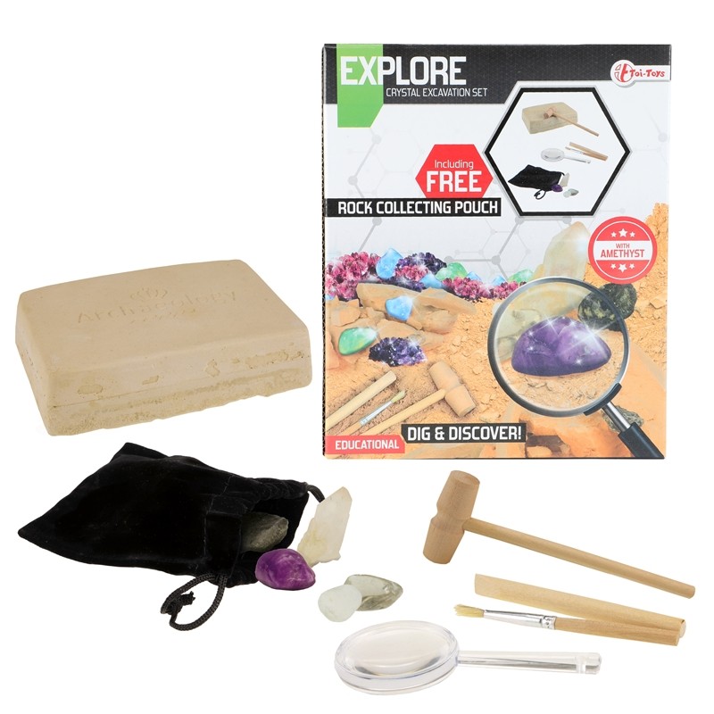 Toi Toys Excavation ensemble de cristaux
