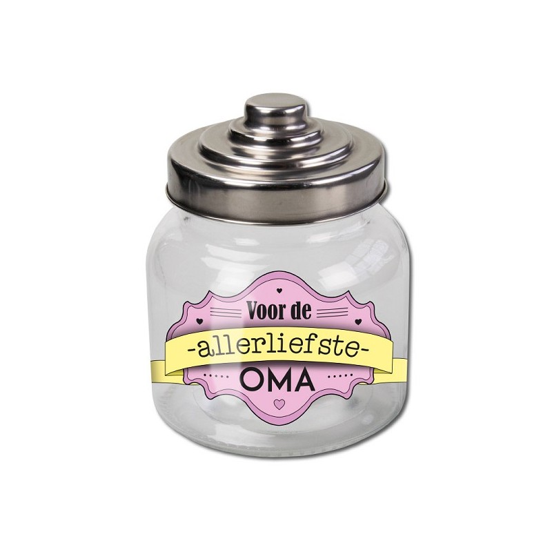 Paperdreams Snoeppot - Oma 13x11cm