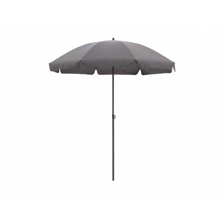 Parasol Las Palmas push-up 200 cm gris avec cantonnière