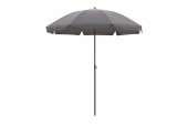 Parasol Las Palmas push-up 200 cm gris avec cantonnière