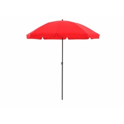 Parasol Las Palmas push-up 200 cm rouge avec volant