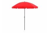 Parasol Las Palmas push-up 200 cm rouge avec volant