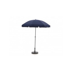 Parasol Las Palmas push-up 200 cm bleu avec cantonnière